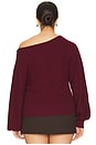 view 8 of 10 by Marianna Indre Sweater in Black Cherry