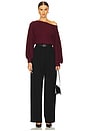 view 9 of 10 by Marianna Indre Sweater in Black Cherry
