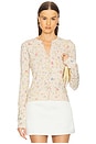 view 1 of 4 by Marianna Lyndsey Knit Cardigan in Floral Print
