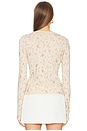 view 3 of 4 by Marianna Lyndsey Knit Cardigan in Floral Print