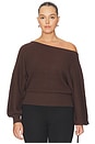 view 2 of 8 by Marianna Indre Sweater in Chocolate Brown