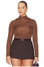 view 2 of 8 by Marianna Syndi Knit Top in Brown