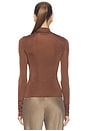view 5 of 8 by Marianna Syndi Knit Top in Brown