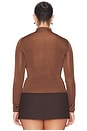 view 6 of 8 by Marianna Syndi Knit Top in Brown