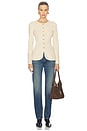 view 7 of 8 by Marianna Bronte Button Cardigan in Beige