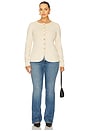 view 8 of 8 by Marianna Bronte Button Cardigan in Beige