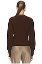 view 3 of 4 КАРДИГАН MONNIE in Chocolate Brown