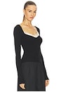 view 2 of 4 by Marianna Eugene Long Sleeve Top in Black
