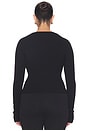 view 6 of 8 by Marianna Eugene Long Sleeve Top in Black