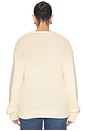view 6 of 8 By Marianna Kindall V Neck Sweater in Oat