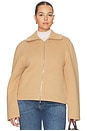 view 2 of 8 by Marianna Avey Zip Cardigan in Light Brown