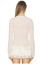 view 7 of 10 GILET ASHANTA in Beige W/ White Lace