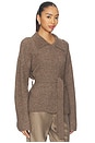 view 2 of 4 by Marianna Jessamy Knit Belted Cardigan in Mocha