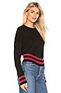 view 2 of 4 No Limits Sweater in Black & Red