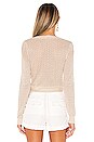 view 3 of 5 Laurel Wrap Sweater in Beige