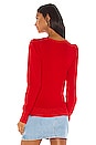 view 3 of 4 The Ashley Sweater in Red