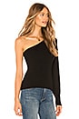 view 2 of 4 PULL ONE SHOULDER in Black