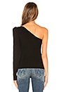 view 3 of 4 PULL ONE SHOULDER in Black