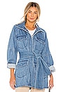 view 1 of 5 The Camillei Jacket in Indigo Blue
