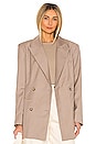 view 1 of 5 OVERSIZED DOUBLE BREASTED ブレザー in Khaki