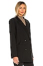 view 3 of 5 Oversized Double Breasted Blazer in Black