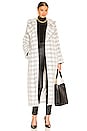 view 1 of 4 Alaia Coat in Black & White