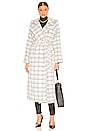 view 2 of 4 Alaia Coat in Black & White