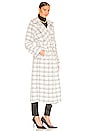 view 3 of 4 Alaia Coat in Black & White