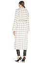 view 4 of 4 Alaia Coat in Black & White