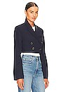 view 3 of 5 Aven Blazer in Navy & Blue Stripe