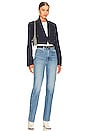 view 5 of 5 Aven Blazer in Navy & Blue Stripe