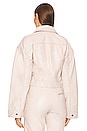 view 3 of 4 Rue Leather Jacket in Bone
