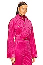 view 2 of 4 Rue Jacket in Fuchsia Pink