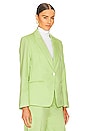 view 3 of 5 Aero Blazer in Lime Green