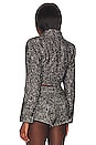 view 4 of 5 Mavi Cropped Blazer in Black & White