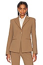view 2 of 5 The Slim Fitted Blazer in Mocha
