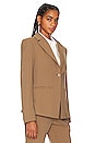 view 3 of 5 The Slim Fitted Blazer in Mocha