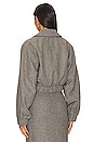 view 3 of 4 x Marianna Kit Tweed Moto in Grey Tweed