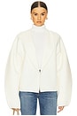 view 3 of 10 by Marianna Aridonna Knit Jacket in Ivory