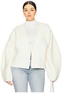 view 4 of 10 by Marianna Aridonna Knit Jacket in Ivory