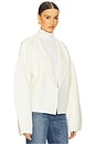 view 5 of 10 by Marianna Aridonna Knit Jacket in Ivory