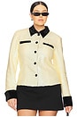 view 2 of 9 by Marianna Miya Sequin Jacket in Beige