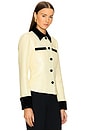view 3 of 9 by Marianna Miya Sequin Jacket in Beige