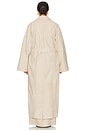 view 8 of 8 by Marianna Kofi Suede Trench Coat in Beige Gray