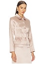 view 3 of 8 by Marianna Yuli Jacket in Powder Pink
