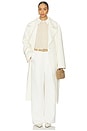 view 3 of 8 By Marianna Kye Wool Coat in Ivory