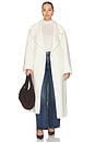 view 4 of 8 By Marianna Kye Wool Coat in Ivory