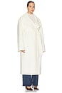 view 6 of 8 By Marianna Kye Wool Coat in Ivory