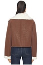 view 7 of 10 By Marianna Ayla Jacket in Brown & Ivory