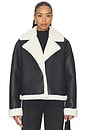 view 3 of 10 BLOUSON OLI in Black & Ivory